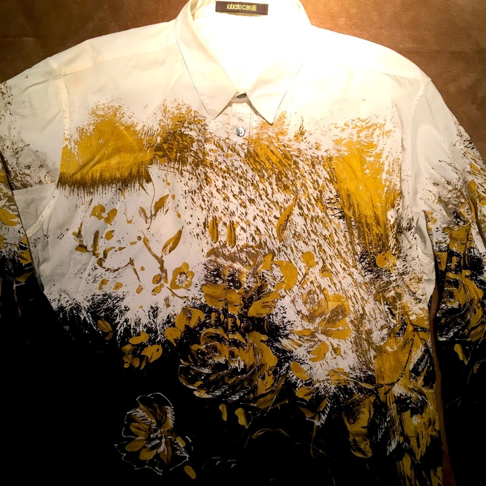 Printed dress shirt